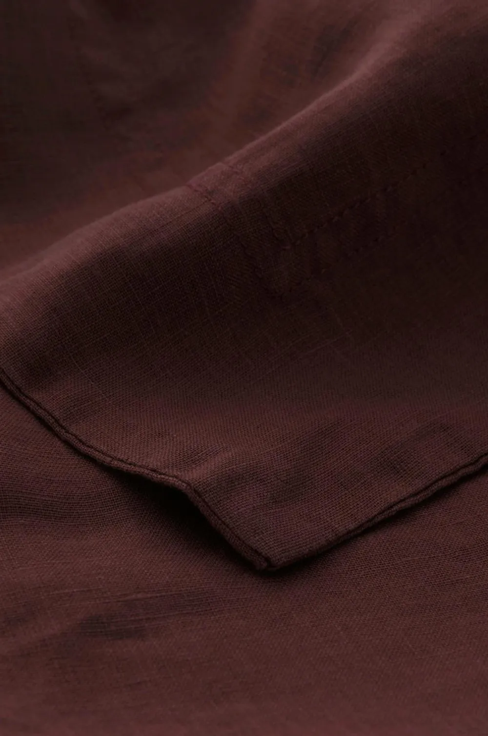Ellos Borddækning & Servering|Bordtekstiler>Home Dug Malva i 100% hør 140x140 cm Bourgogne