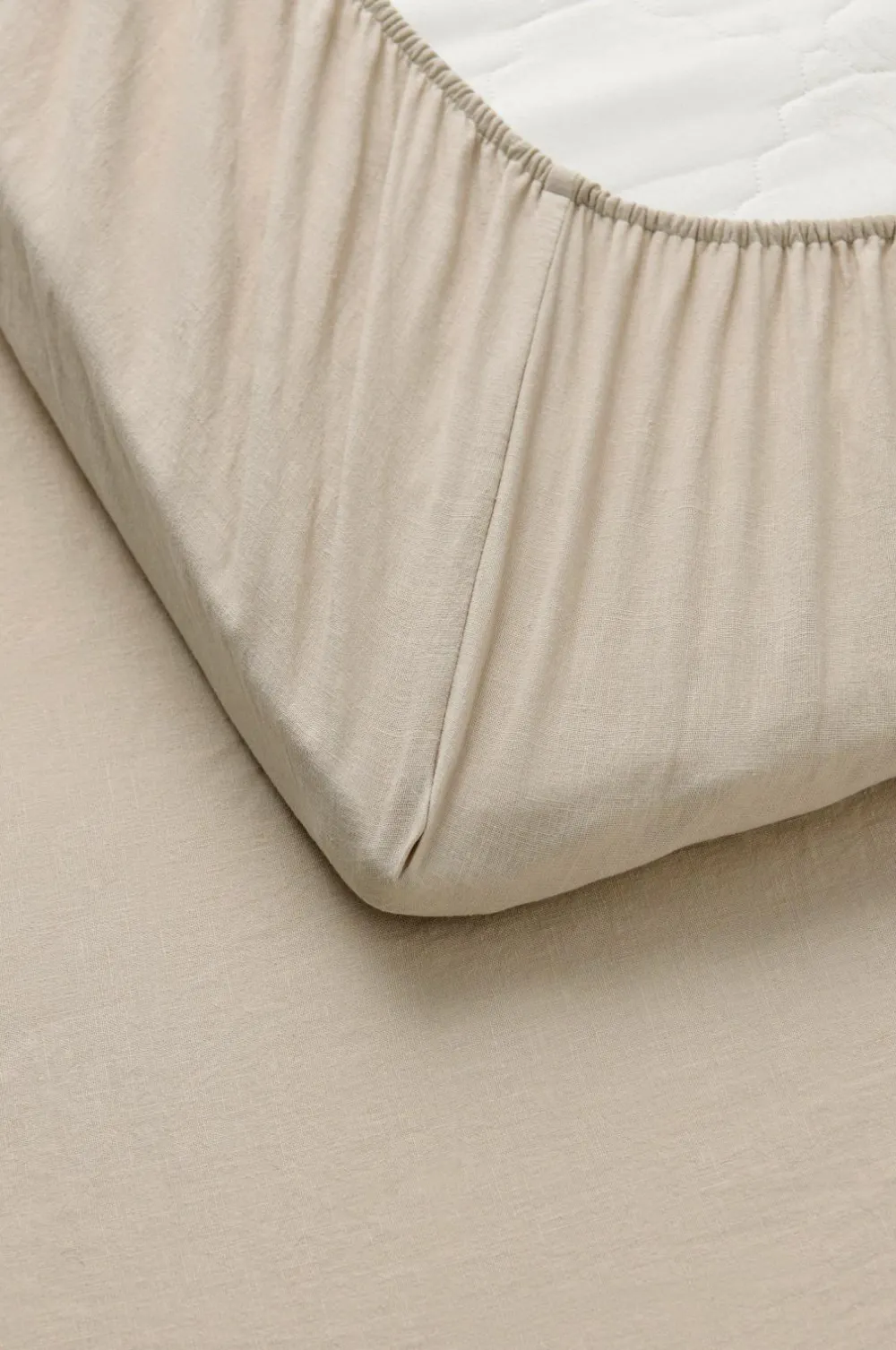 Ellos Lagener>Home Faconsyet lagen Elly i genanvendt halvlinned Linen beige