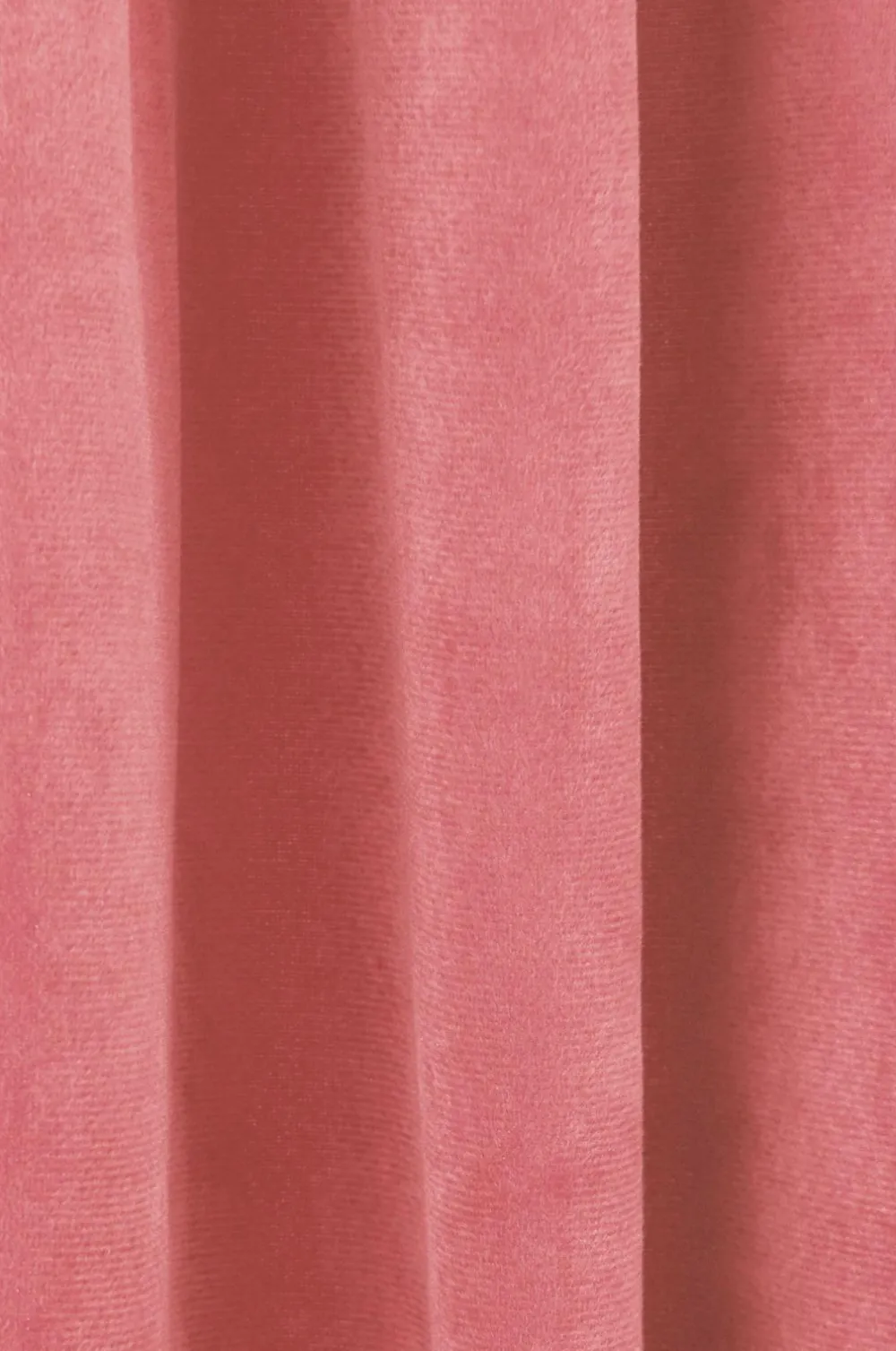 Ellos Home Gardinlængde med sejlringe Nora i velour, 2-pak Rosa Hot