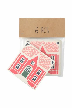 Ellos Home Gaveetiketter Double Hangtag 6-pak Rød Online