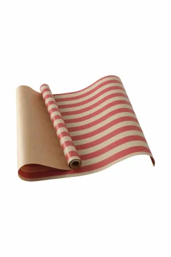 Ellos Home Gavepapir Polka 7 meter Rød /nudebeige New