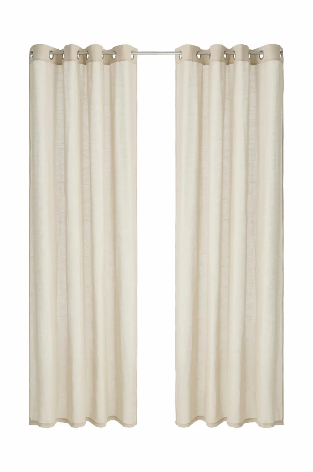 Ellos Home Øjenforhæng Nellie 2-pak Linen beige Clearance