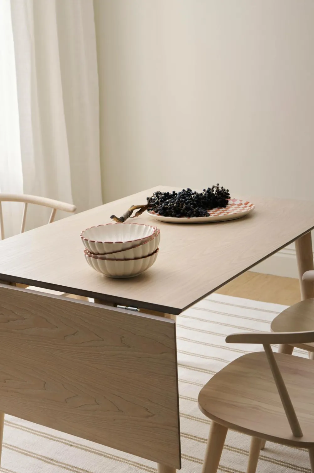 Ellos Borde>Home Klapbord Jolina 80x120 cm Offwhite