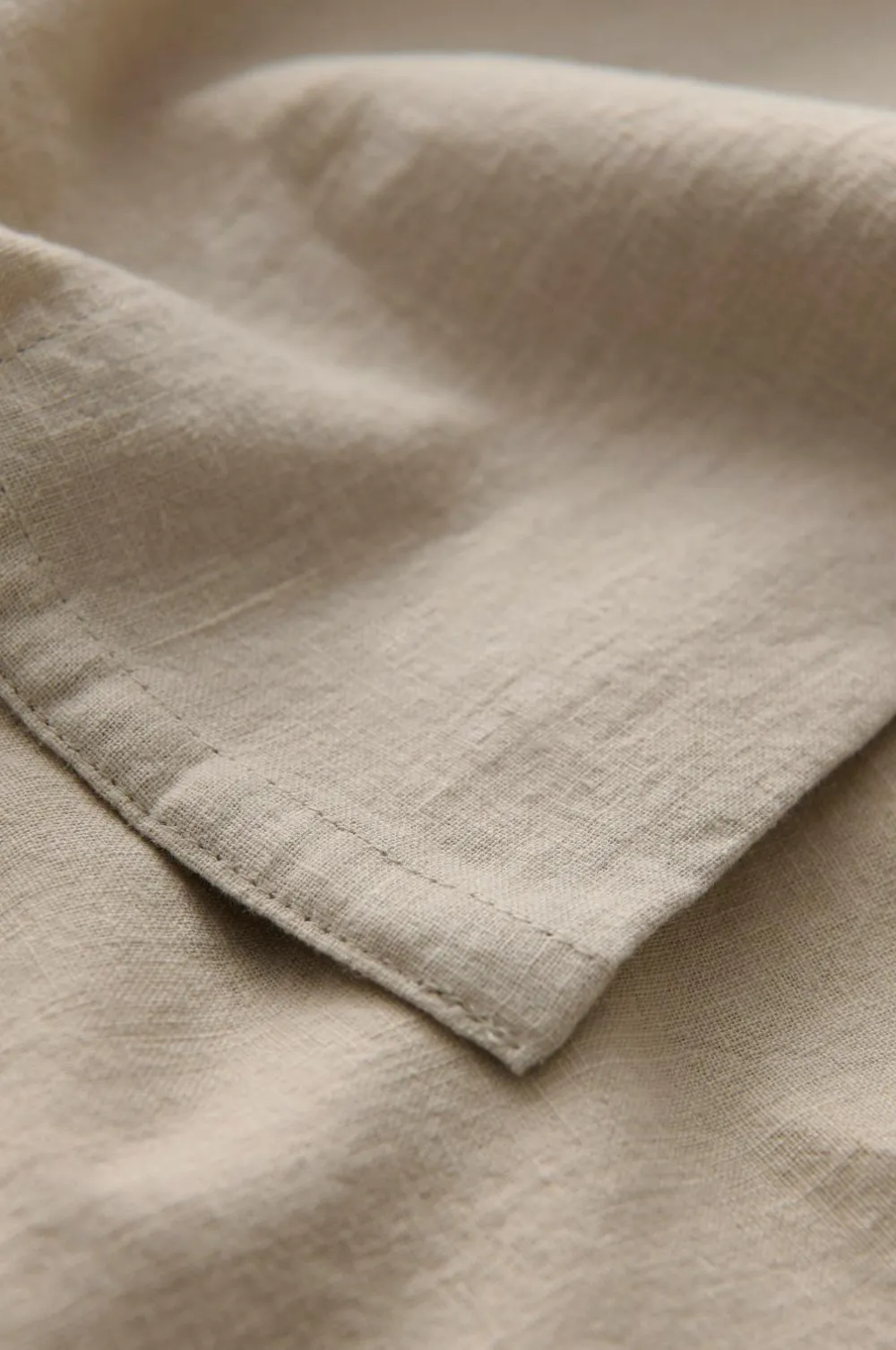 Ellos Lagener>Home Lagen Elly i genanvendt halvlinned Linen beige