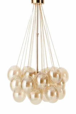 Ellos Home Loftlampe Amber Messing/amber Best