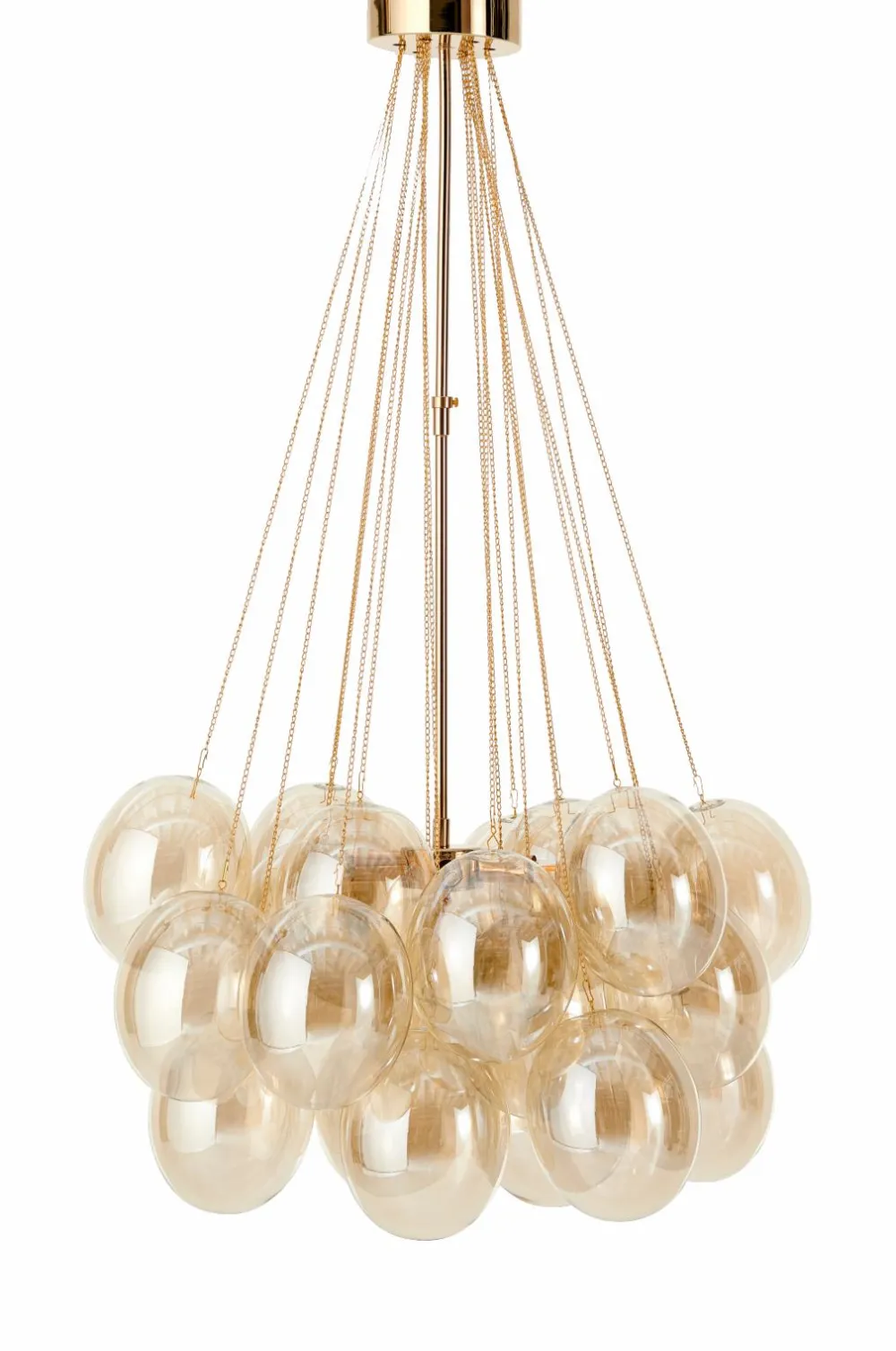 Ellos Home Loftlampe Amber Messing/amber Best