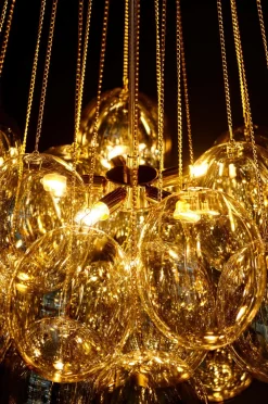 Ellos Home Loftlampe Amber Messing/amber Best