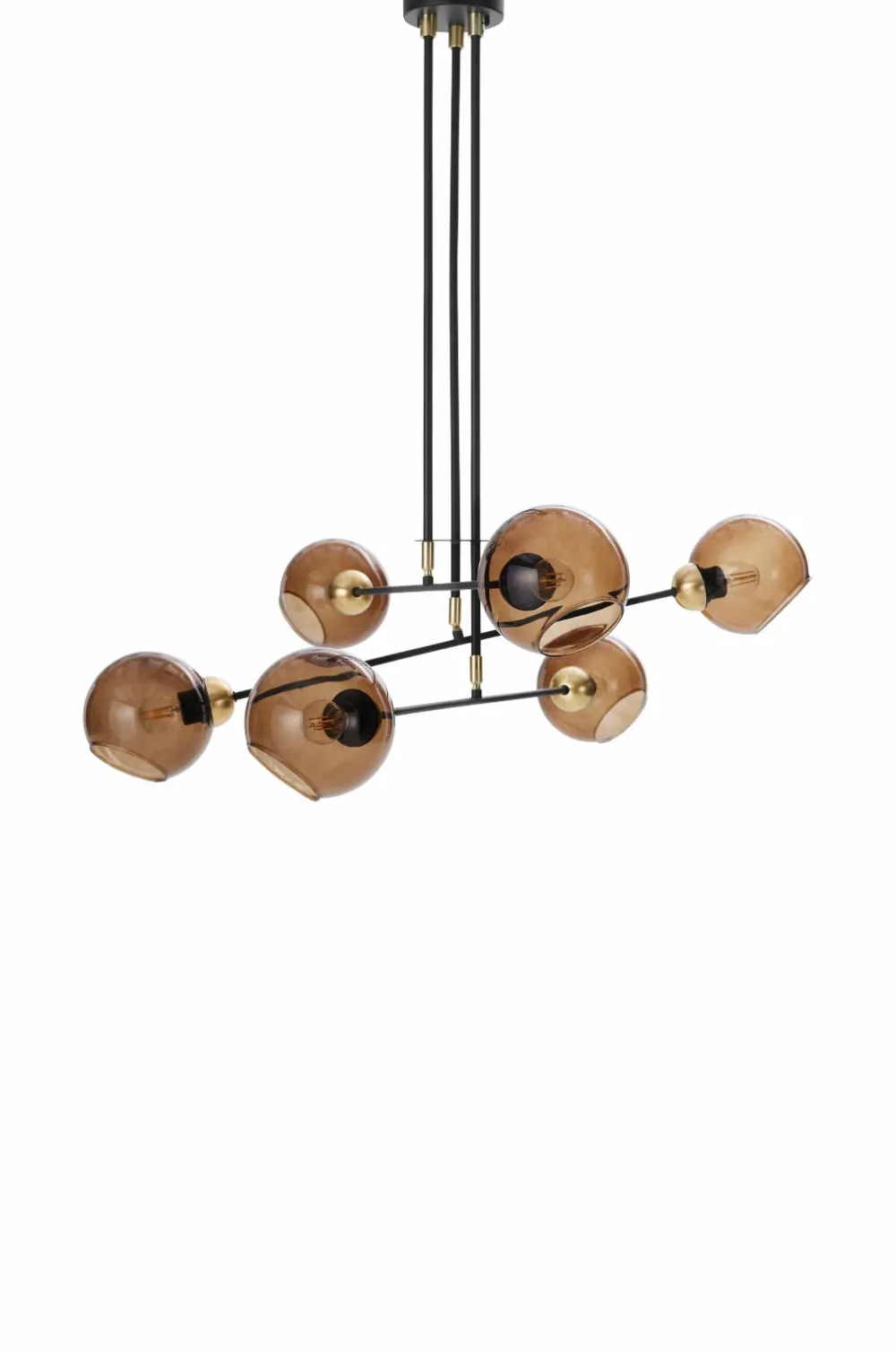 Ellos Loftlamper>Home Loftlampe Cooper Sort/messing/brun