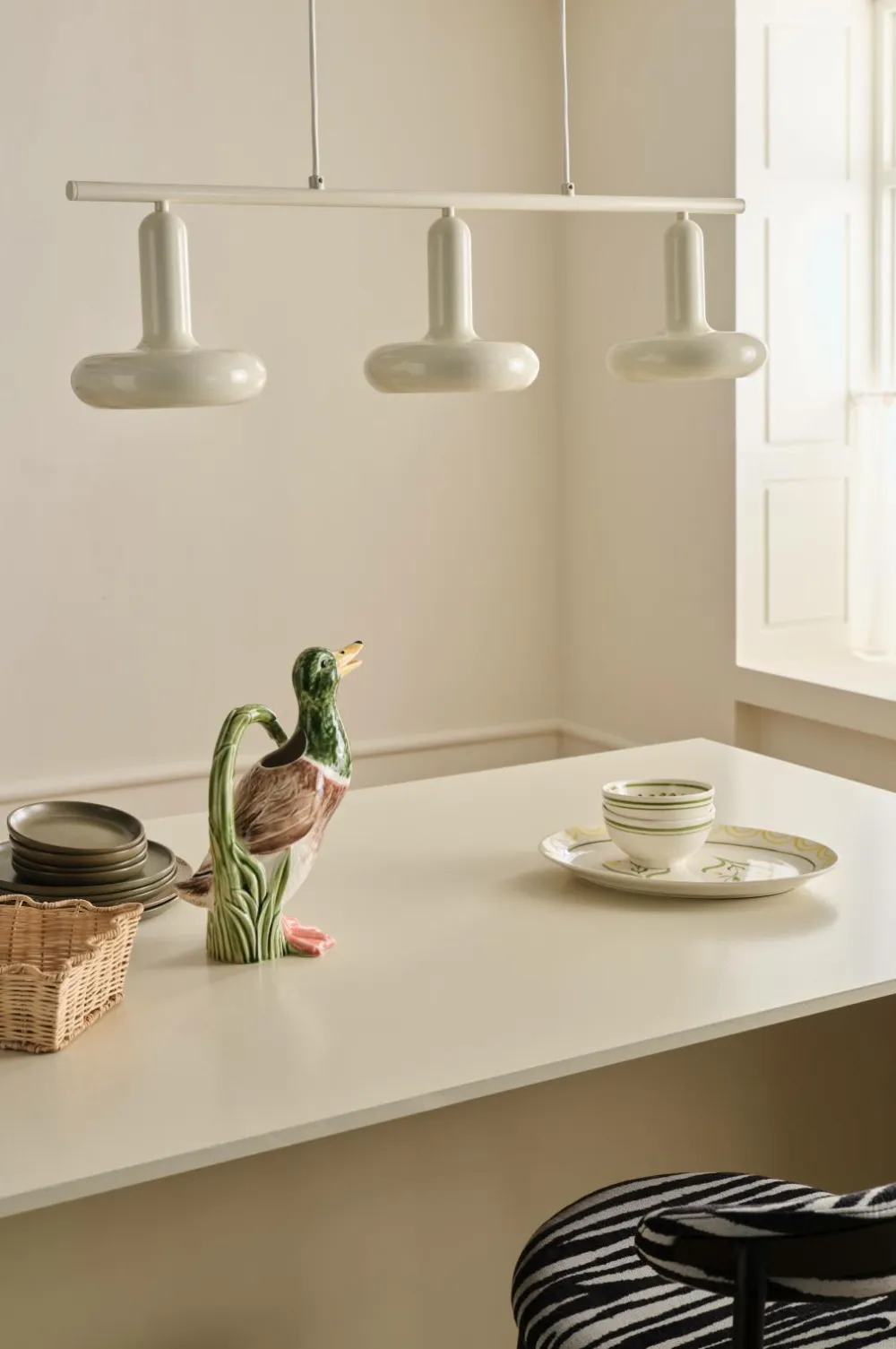 Ellos Home Loftlampe Ebba 3L Lys beige Sale