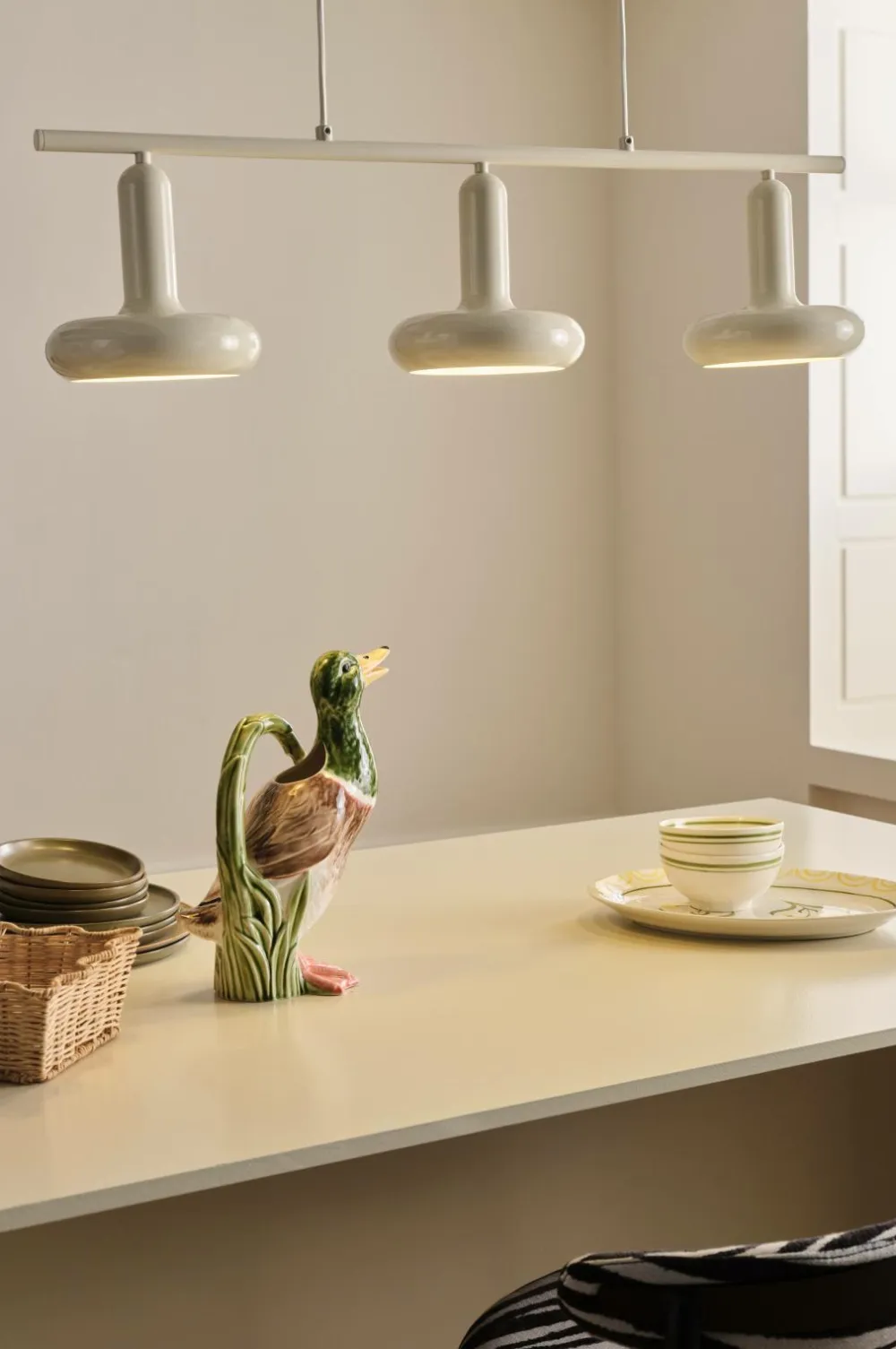Ellos Home Loftlampe Ebba 3L Lys beige Sale