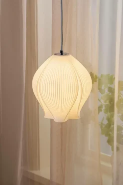 Ellos Home Loftlampe Flora Hvid/krom Hot