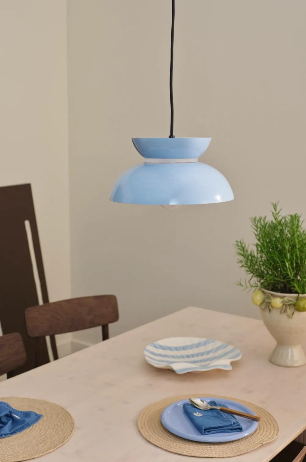Ellos Home Loftlampe Clara Blå New