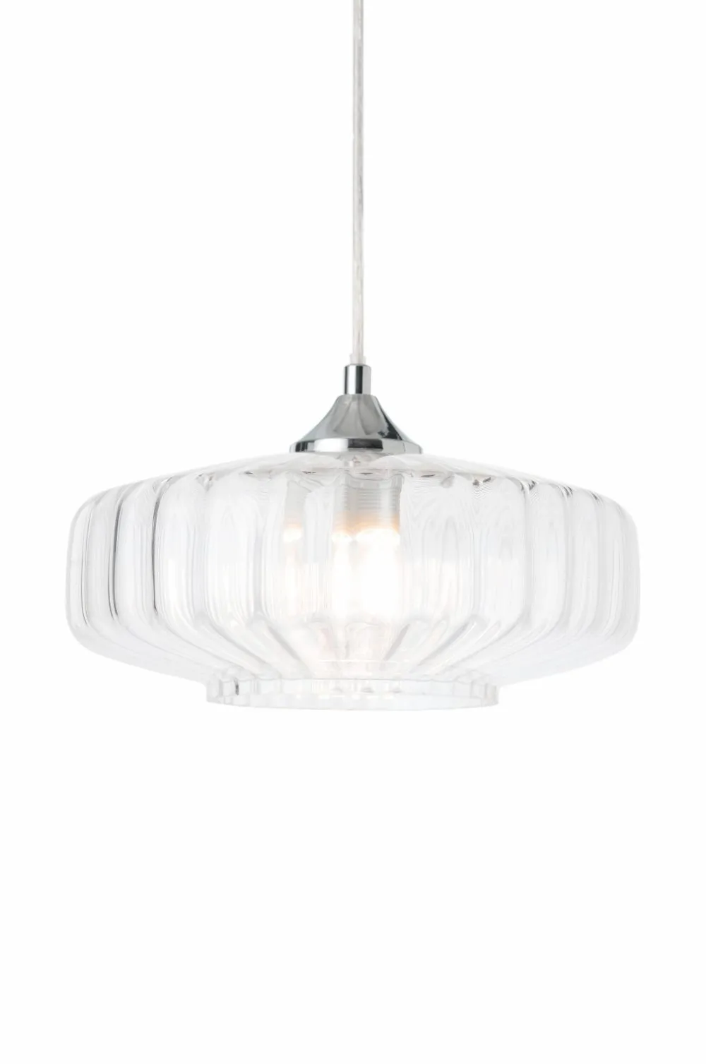 Ellos Home Loftlampe Eliana Klar/forkromet Outlet