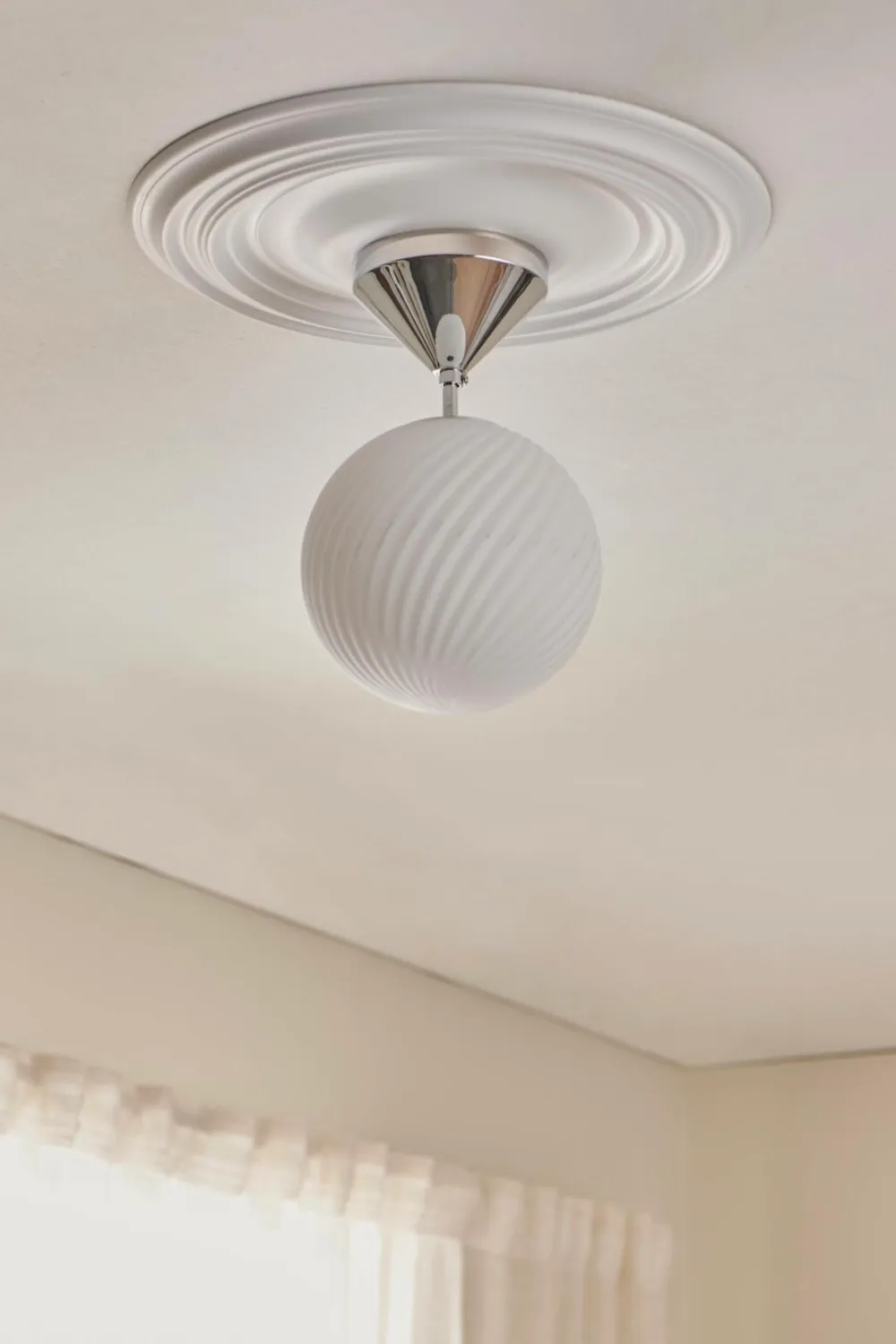 Ellos Loftlamper>Home Loftplafond Dis Hvid/krom