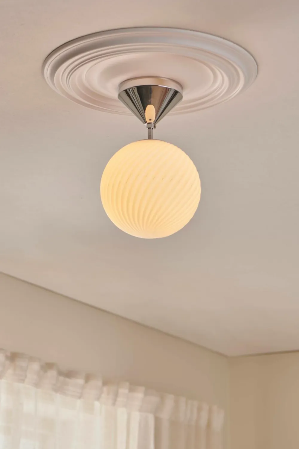 Ellos Loftlamper>Home Loftplafond Dis Hvid/krom