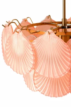 Ellos Home Loftplafond Shella Lyserød/antikmässing Hot