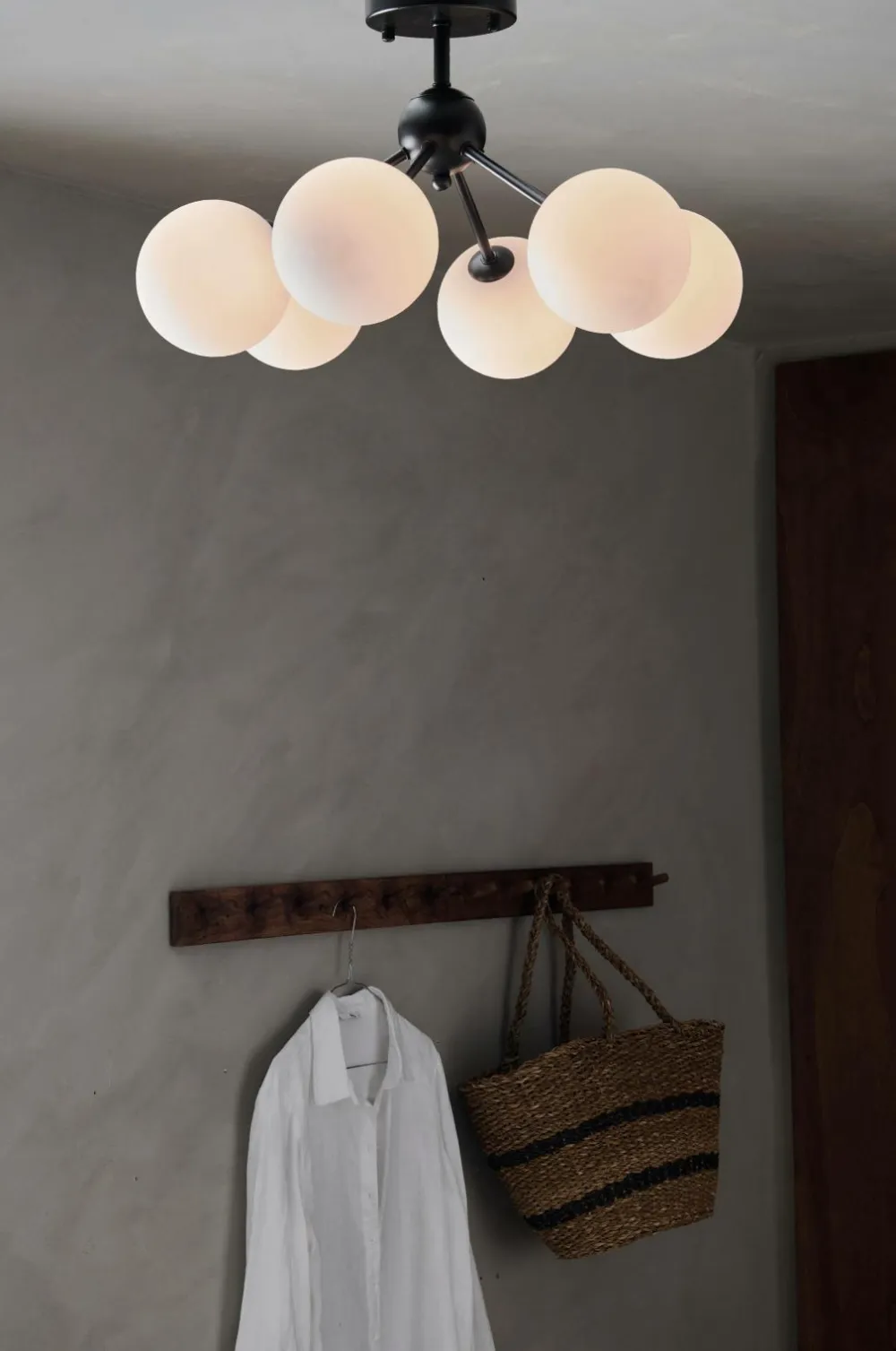 Ellos Home Loftplafond Widar Svart/opal Discount