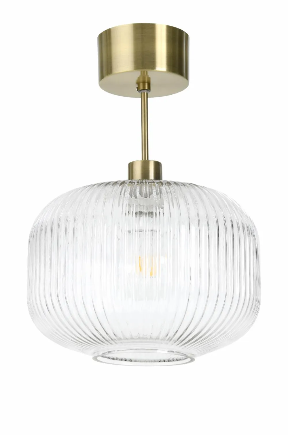 Ellos Home Loftplafond Esaias Antikmessing/klart glas Clearance