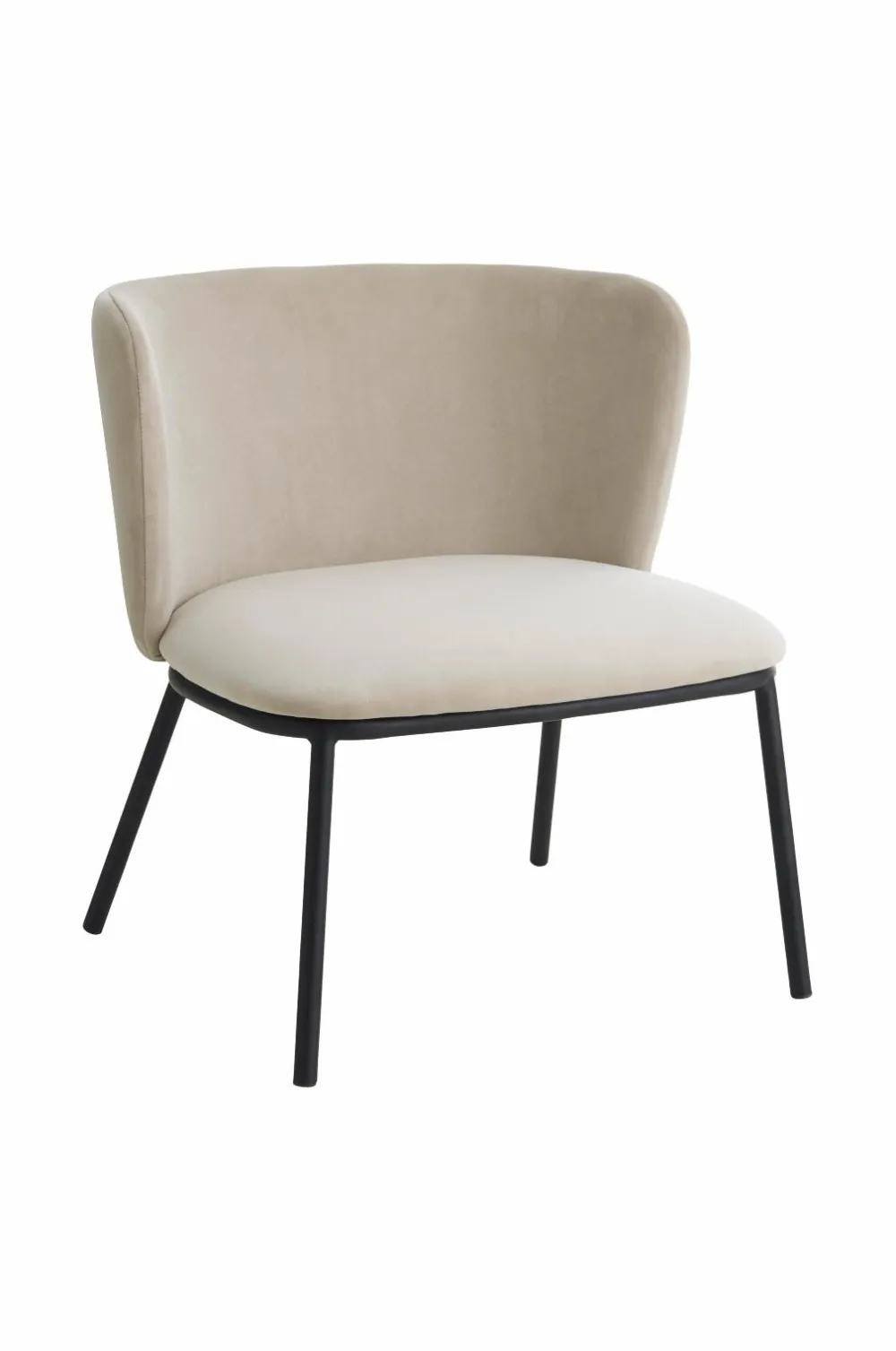Ellos Sofaer & Lænestole>Home Loungestol Pirri Beige velour