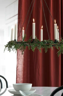Ellos Lysestager & Lanterner>Home Lysekrone Rich Big Ø 60 cm Sort