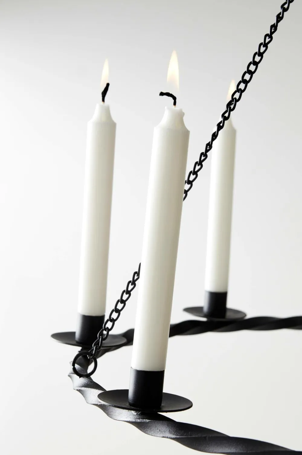 Ellos Lysestager & Lanterner>Home Lysekrone Rich Big Ø 60 cm Sort