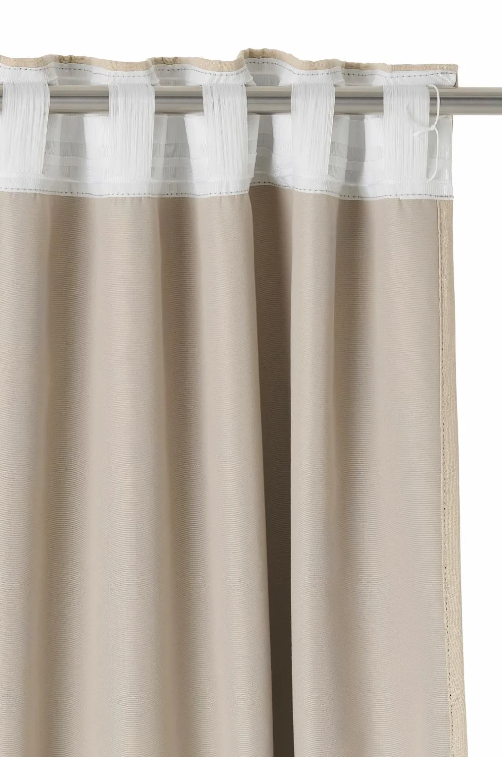 Ellos Home Mørklægningsgardin Ines Wide ekstra bred 1-pak Beige Outlet