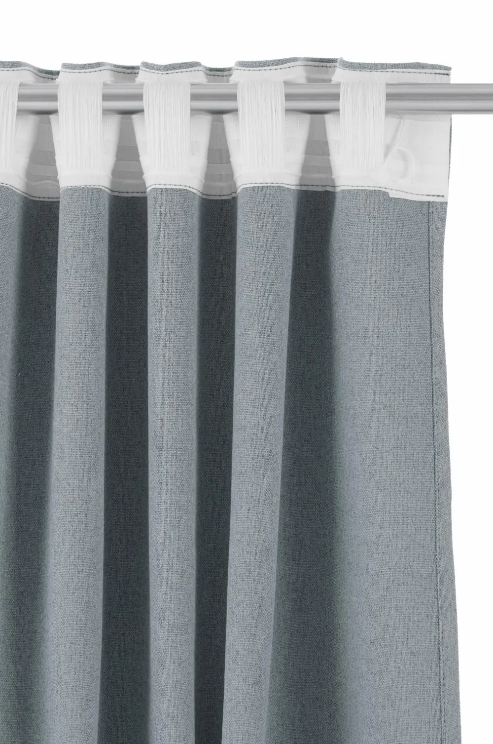 Ellos Home Mørklægningsgardin Elisa 1 stk Grey/blue Best