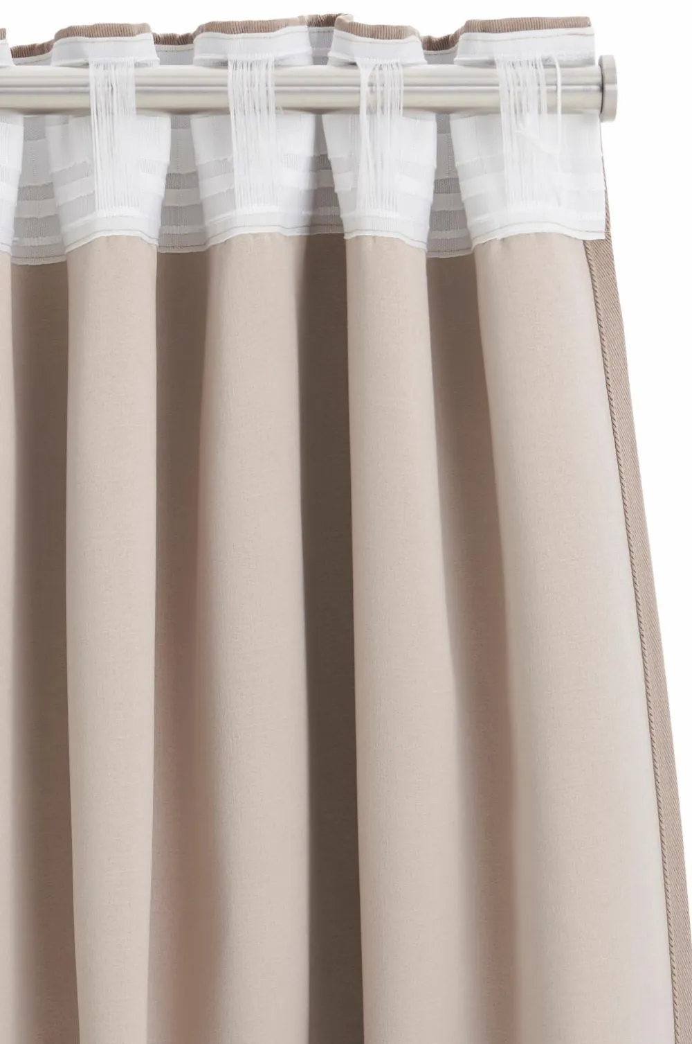 Ellos Home Mørklægningsgardin Daniella 1-pak Beige Discount