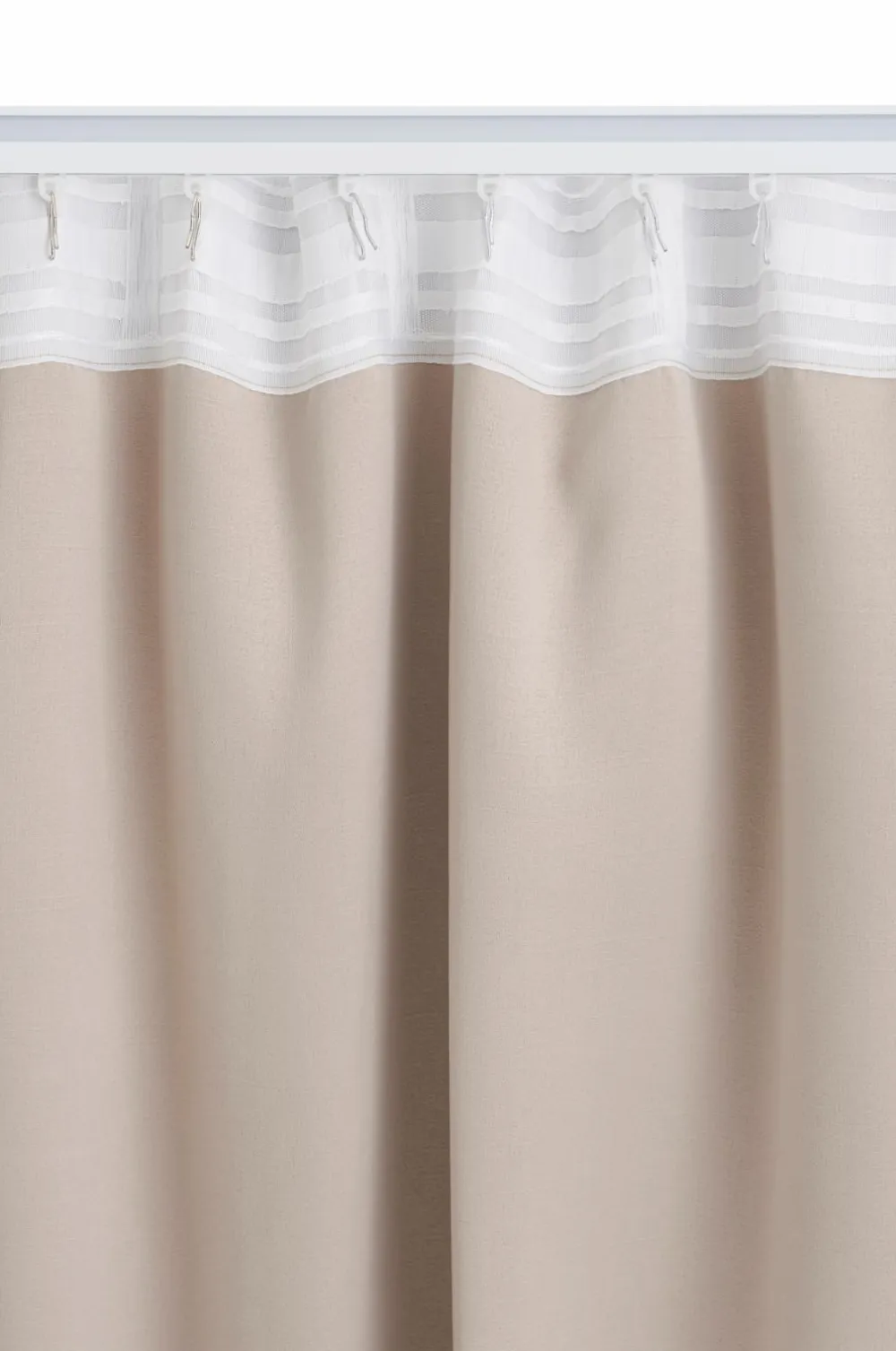 Ellos Home Mørklægningsgardin Daniella 1-pak Beige Discount