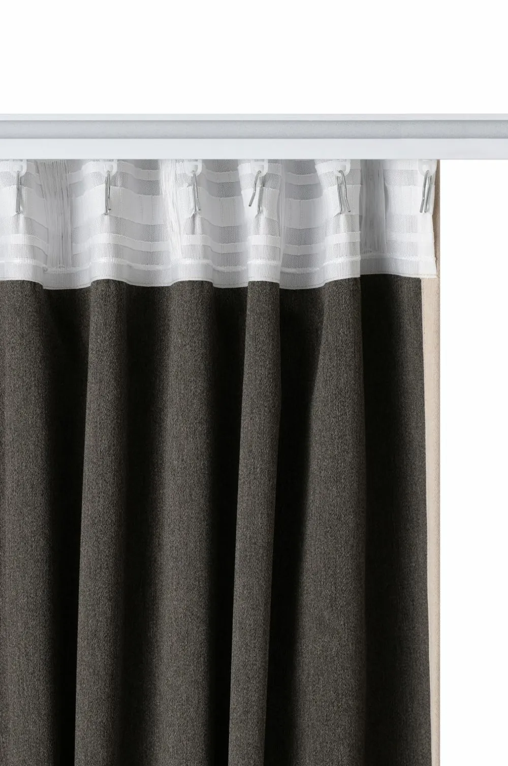 Ellos Home Mørklægningsgardin Maida Wide ekstra bred 1 stk. Beige Online