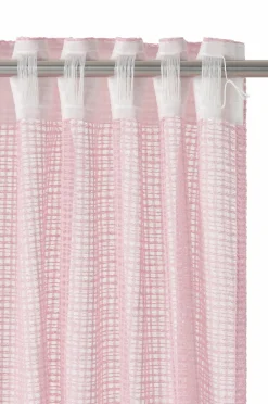 Ellos Home Multibåndsgardin Edda 2-pak Rosa Clearance