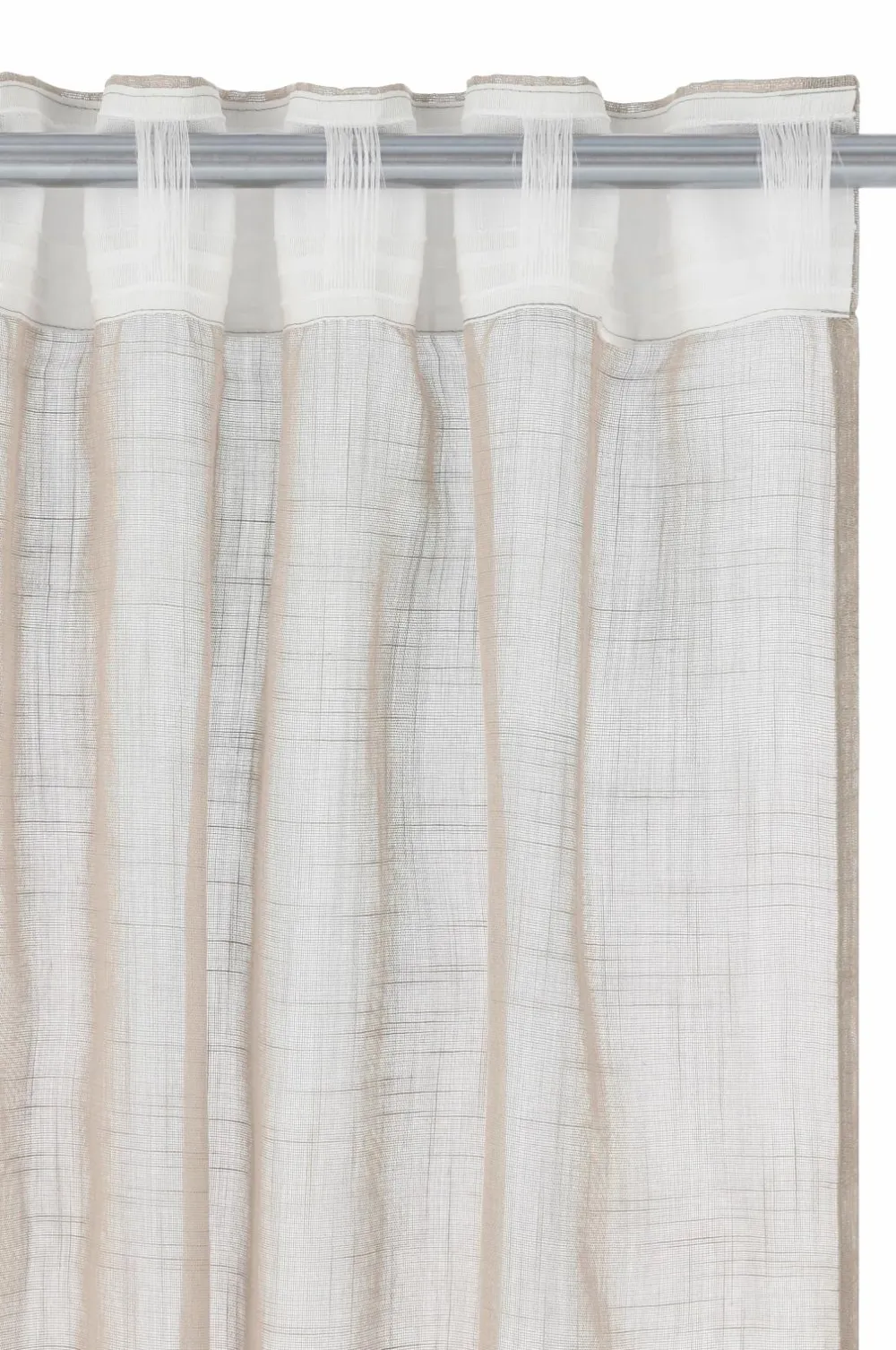 Ellos Home Multibåndsgardin Lara 2-pak BEIGE