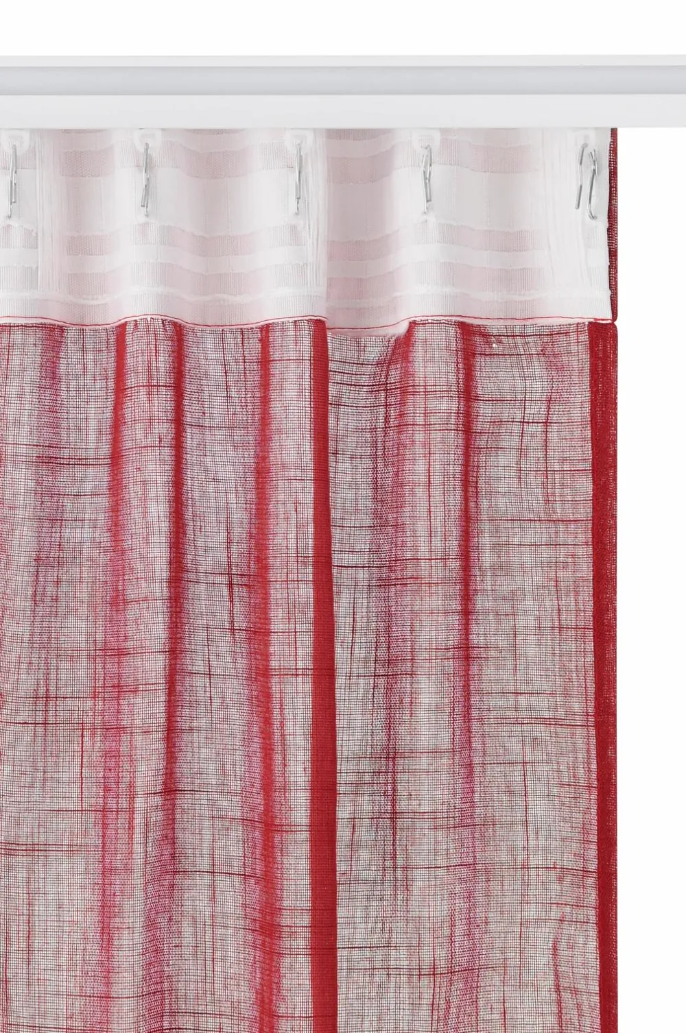 Ellos Home Multibåndsgardin Lara 2-pak Rød Discount
