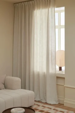 Ellos Home Multibåndsgardin Olinda Wide Ekstra bred 1-pak Cremet hvid Online