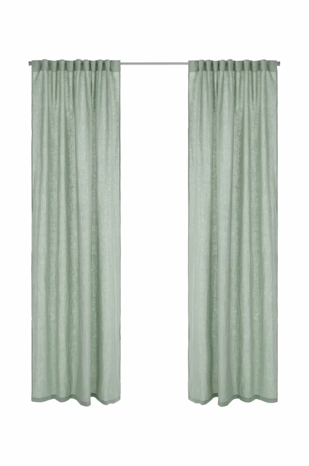 Ellos Home Multibåndslængde Malva 2-pak i 100% hør Mineral gray Clearance