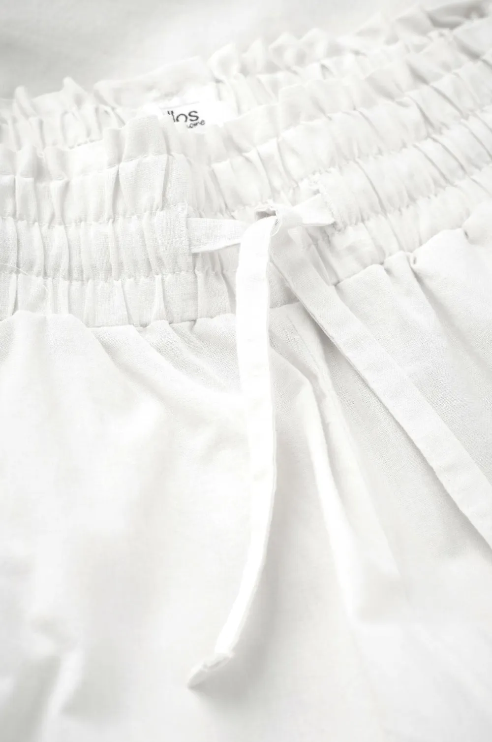 Ellos Homewear>Home Natbukser Juliette Hvid