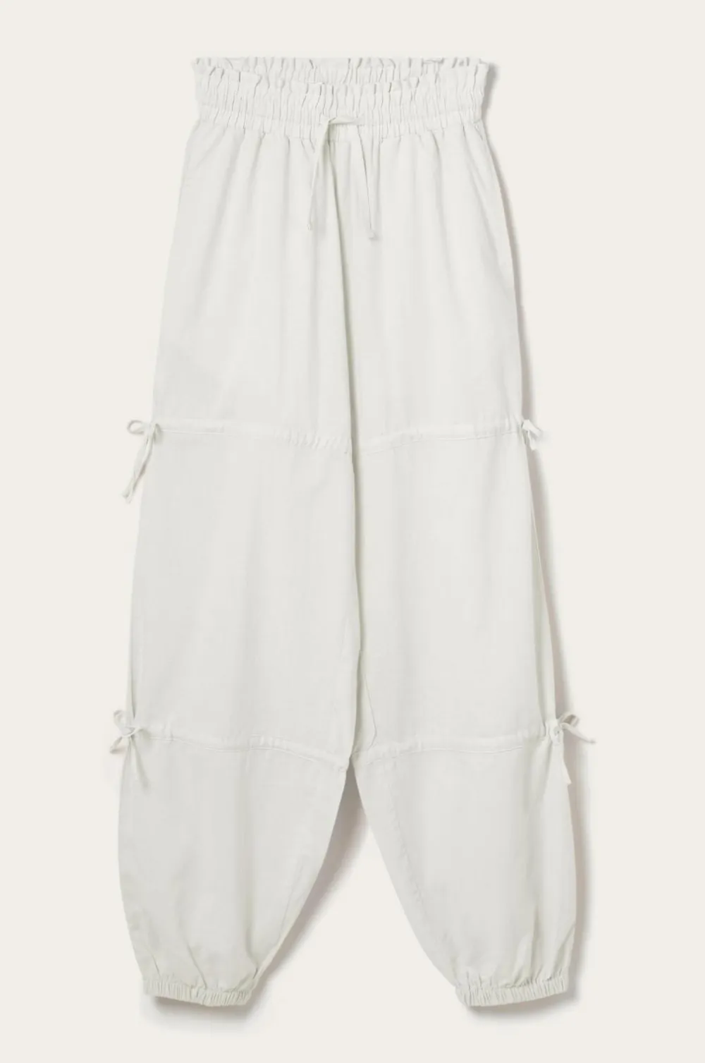 Ellos Homewear>Home Natbukser Juliette Lys hvid grå