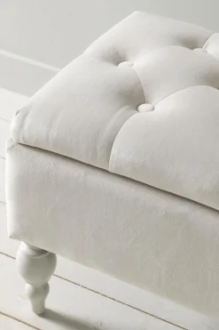 Ellos Home Opbevaringsbænk Bella Naturlig hvid New