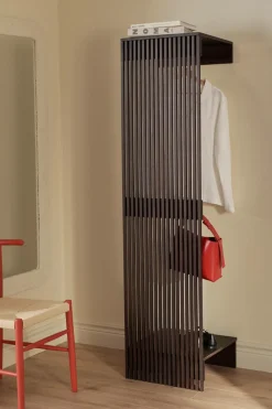 Ellos Home Opbevaring i gangen / stumtjener Stripe Brun