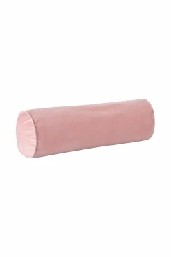 Ellos Home Pølsepude Nora Cylinder i velour Lyserød Best