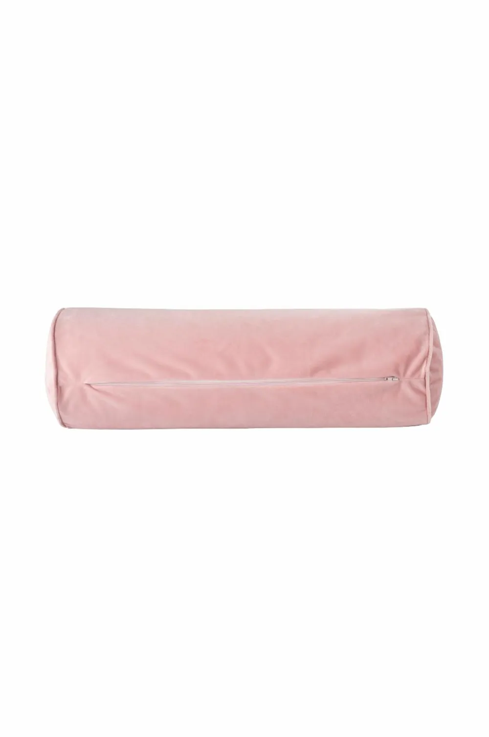 Ellos Home Pølsepude Nora Cylinder i velour Lyserød Best