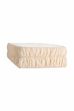 Ellos Home Polstring af seng Candice Elastic 40 cm i hør Cremet hvid Best