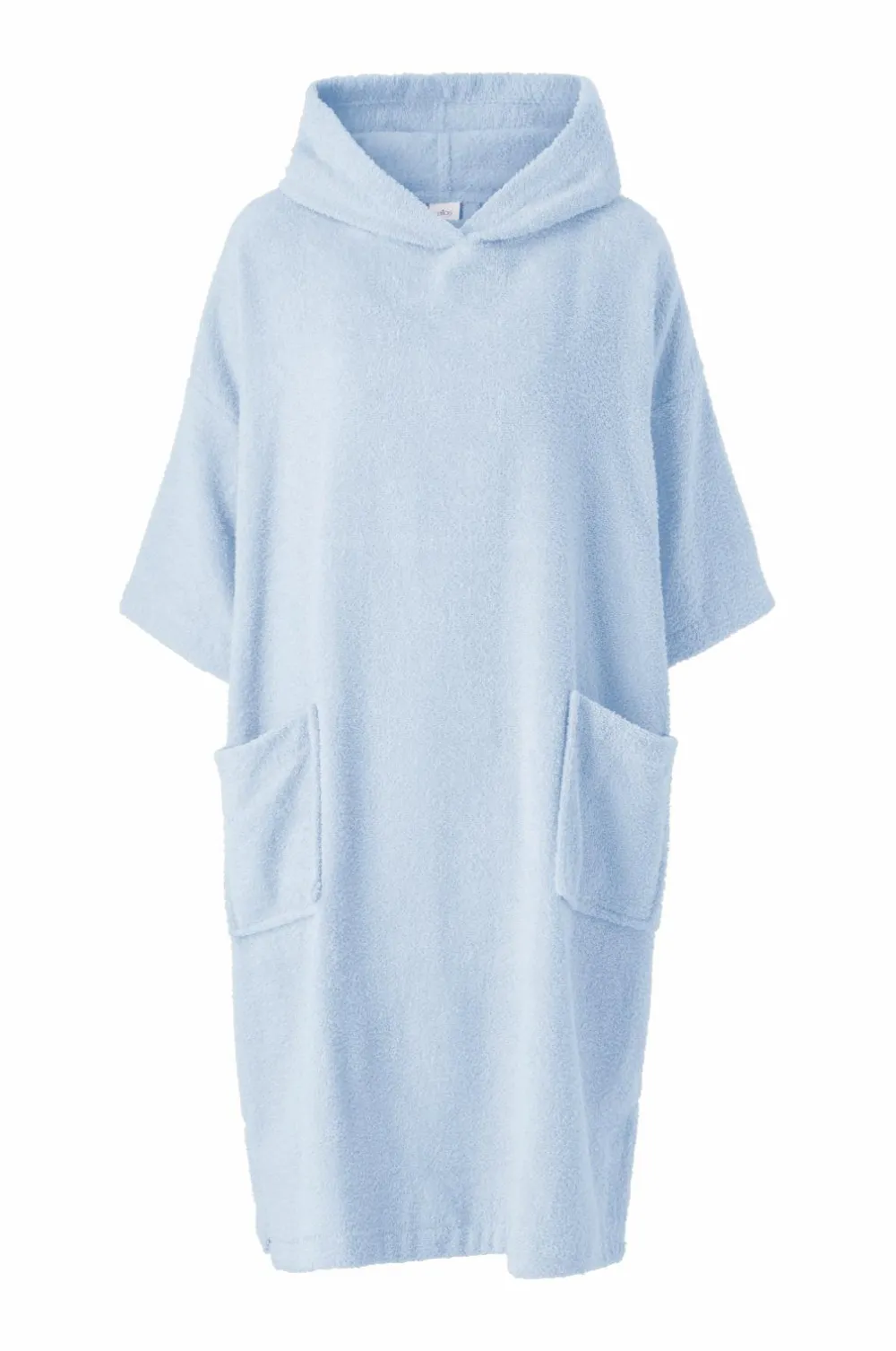 Ellos Badeværelsestekstiler|Badekåber>Home Poncho Elise i frotté Lyseblå