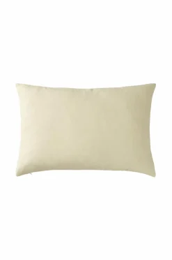 Ellos Home Pudebetræk Candice Zip i vasket hør 40x60 cm Pastelgul Clearance
