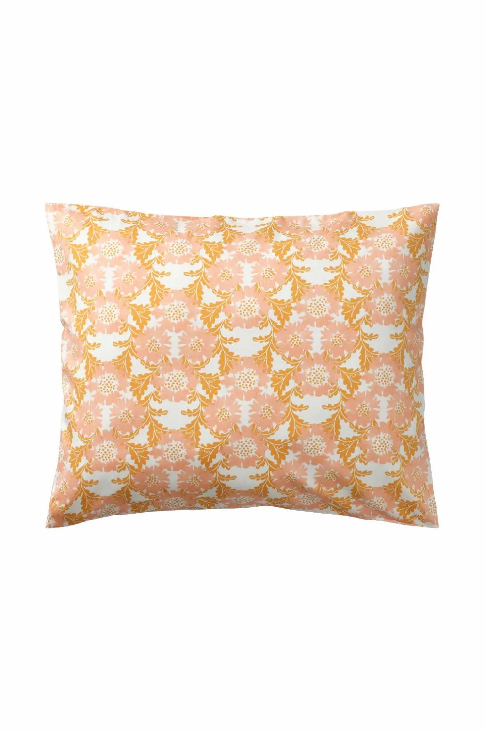Ellos Home Pudebetræk Glorai Flower i bomuldssatin Rosa/gul Discount