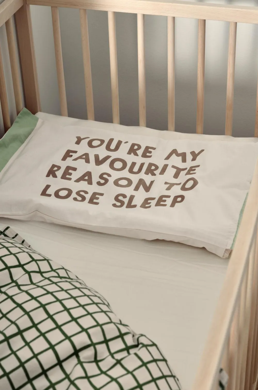 Ellos Home Pudebetræk Lose Sleep til tremmeseng 38x55 cm Rosa Sale