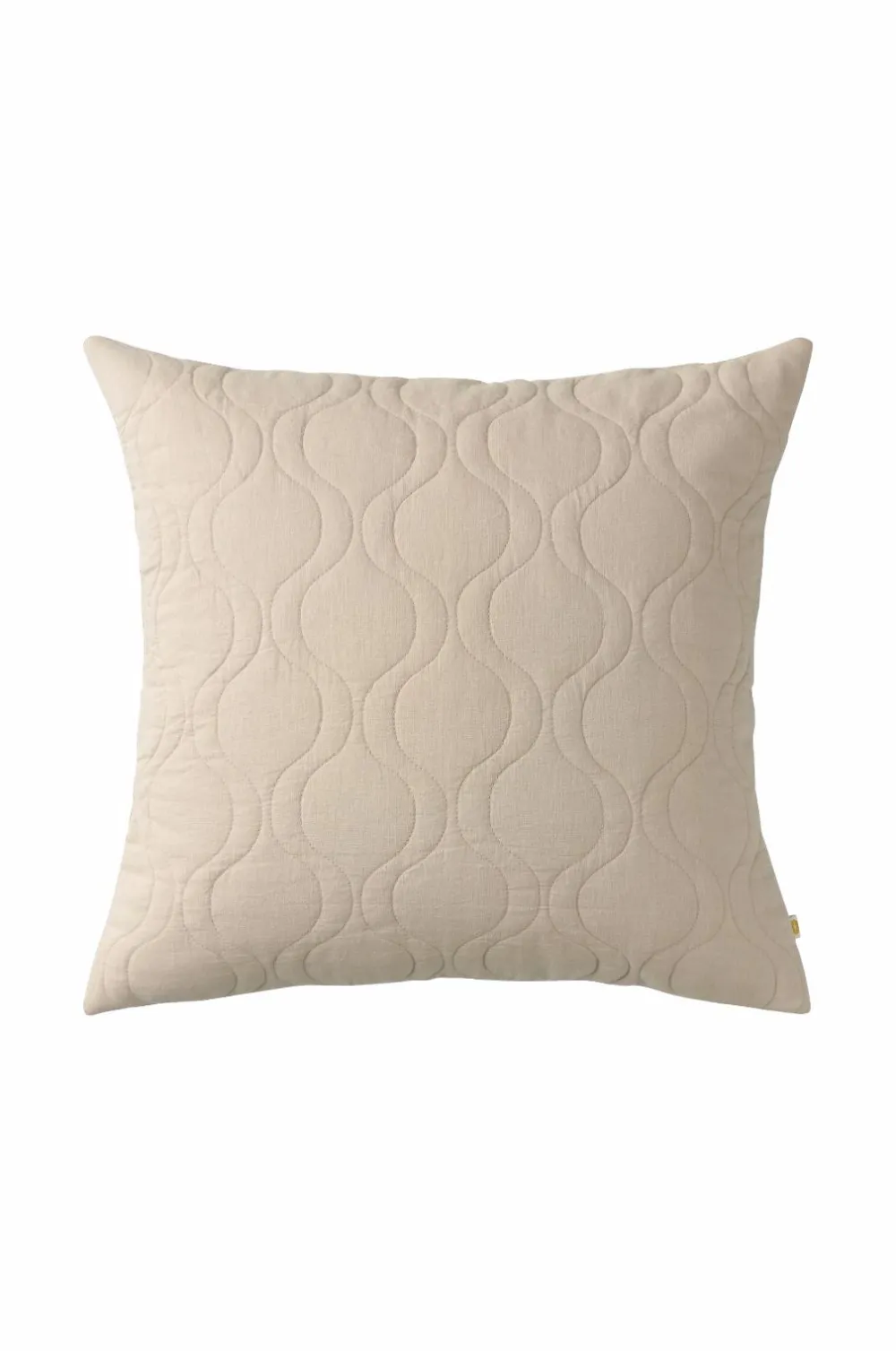 Ellos Pyntepuder & Betræk>Home Pudebetræk Elly Quilted i genanvendt halvlinned Linen beige
