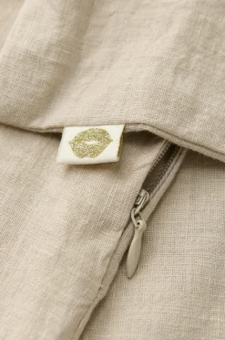 Ellos Home Pudebetræk Elly i genanvendt halvlinned Linen beige Sale