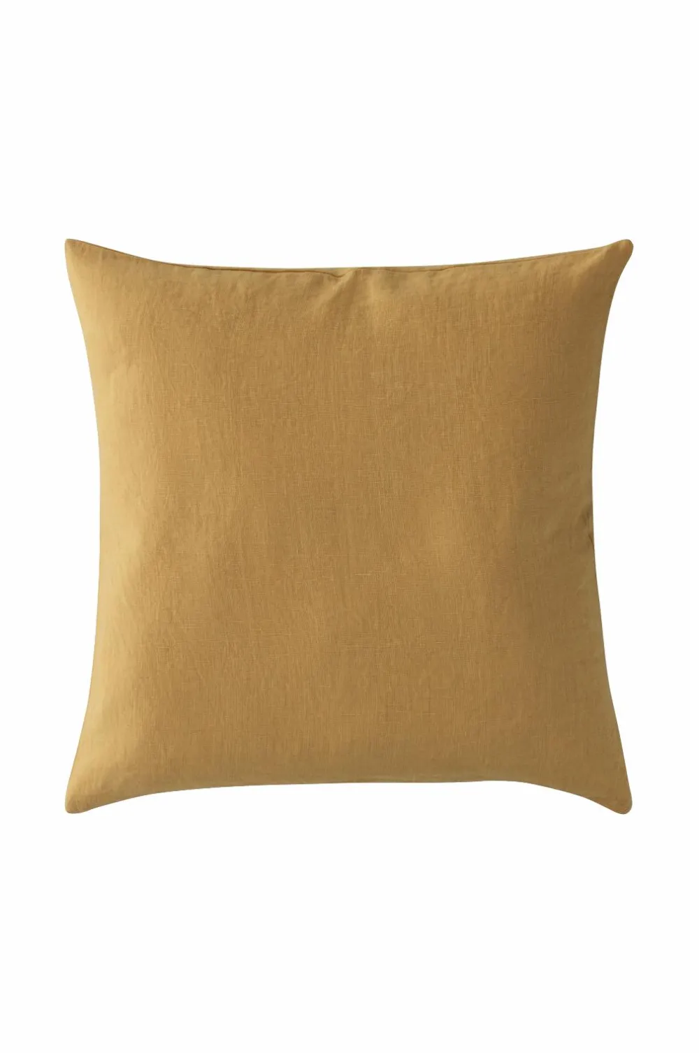 Ellos Pyntepuder & Betræk>Home Pudebetræk Candice Zip i vasket hør 50x50 cm Bronzegrøn