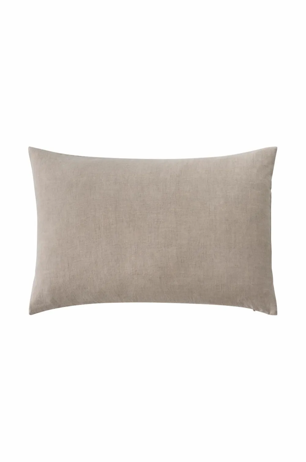 Ellos Pyntepuder & Betræk>Home Pudebetræk Candice Zip i vasket hør 40x60 cm Lærredsbeige